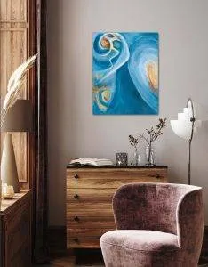Squall Abstract Painting in den